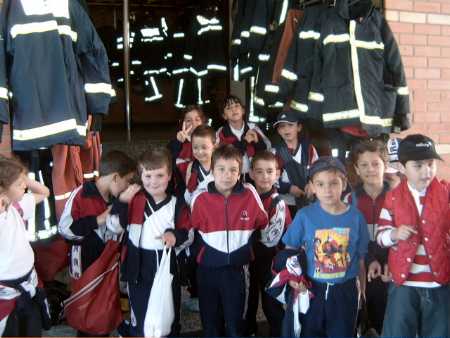 Con los bomberos