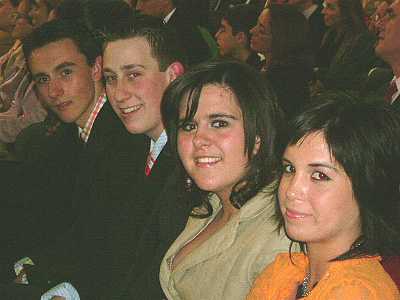 En la graduaci�n