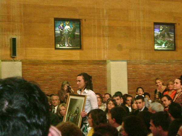 En la graduaci�n