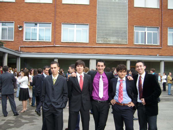 En la graduaci�n