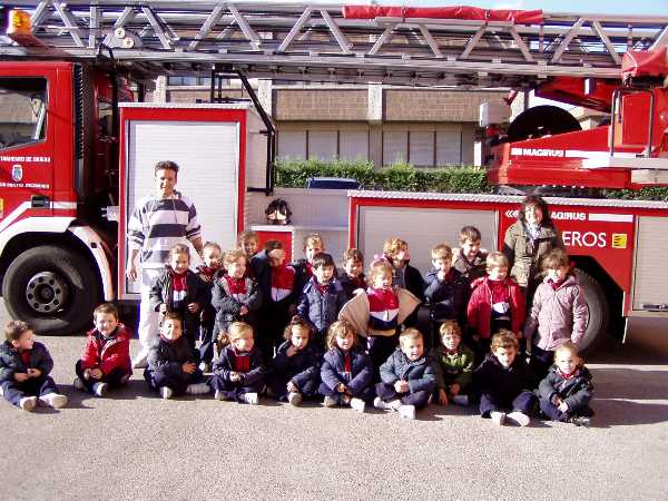 Infantil con los Bomberos
