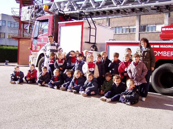 Infantil con los Bomberos