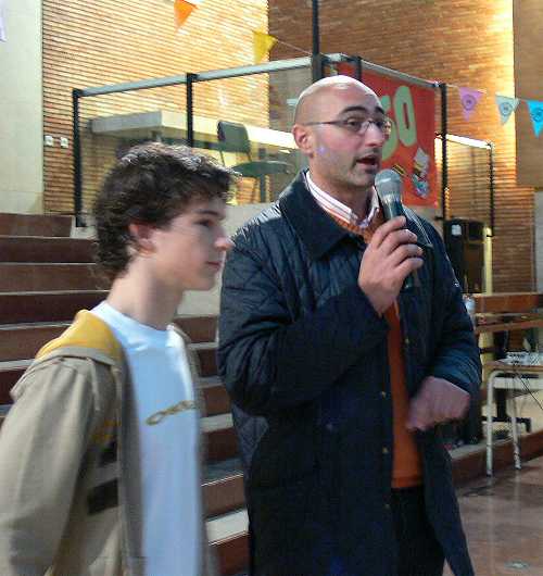 Javi Villa en el cole