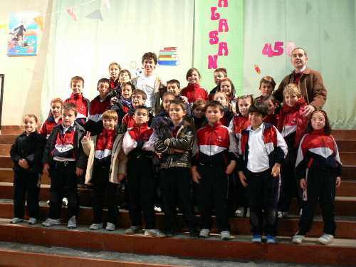 Javi Villa en el cole