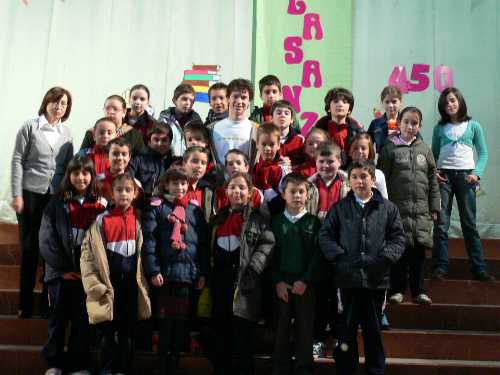 Javi Villa en el cole