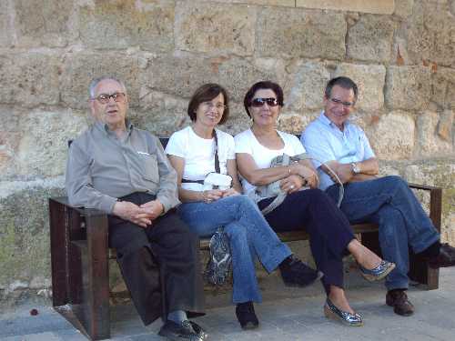 En un viaje con los profesores a Burgos en 2008