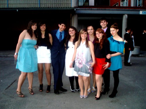 En la graduaci�n