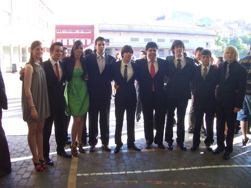 En la graduaci�n