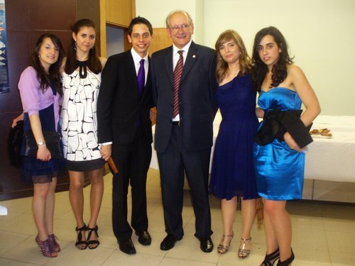 En la graduaci�n