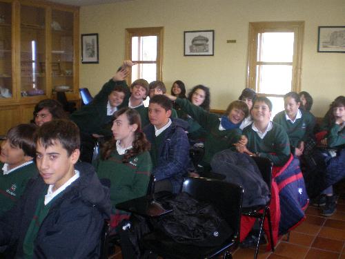 En el aula de apicultura