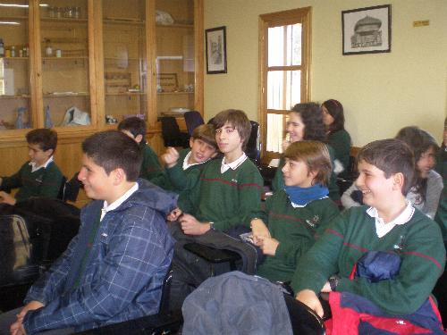 En el aula de apicultura