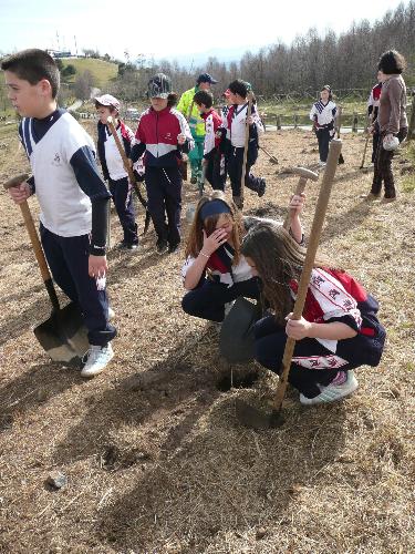 En la cima del Naranco