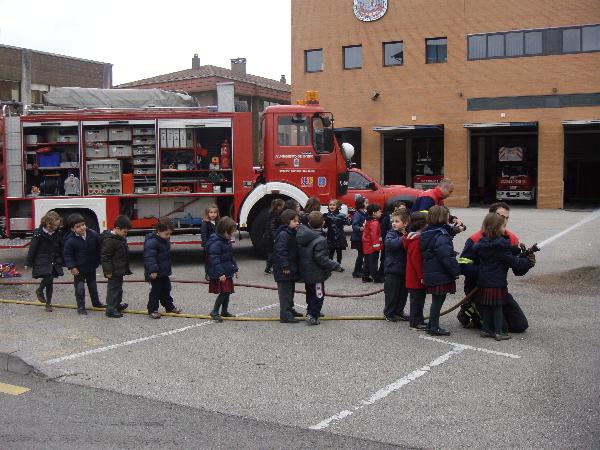 Con los Bomberos