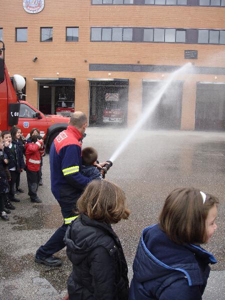 Con los Bomberos