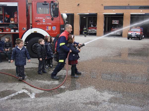 Con los Bomberos