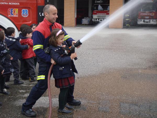Con los Bomberos