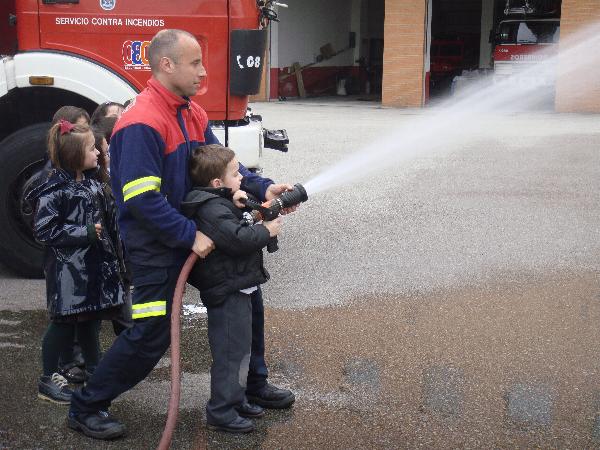 Con los Bomberos