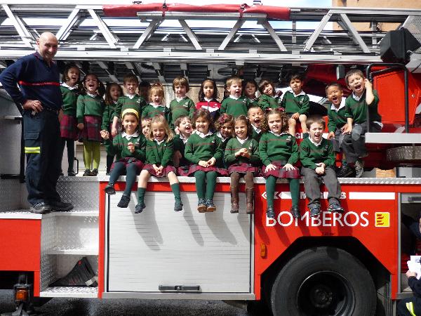 Con los Bomberos