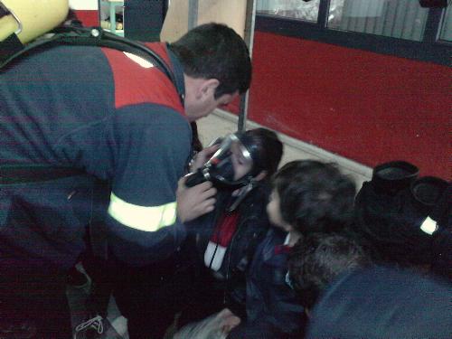 Con los Bomberos