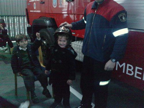 Con los Bomberos