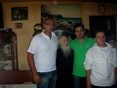 Con el poeta Xoan Corral