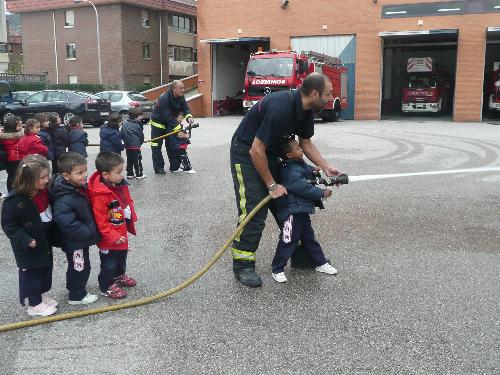Con los Bomberos
