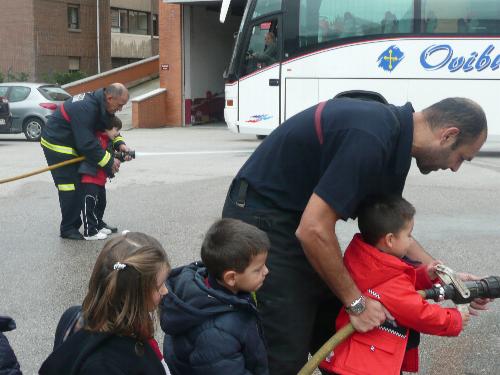 Con los Bomberos