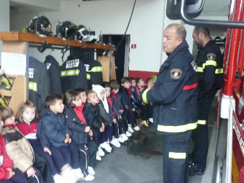 Con los Bomberos