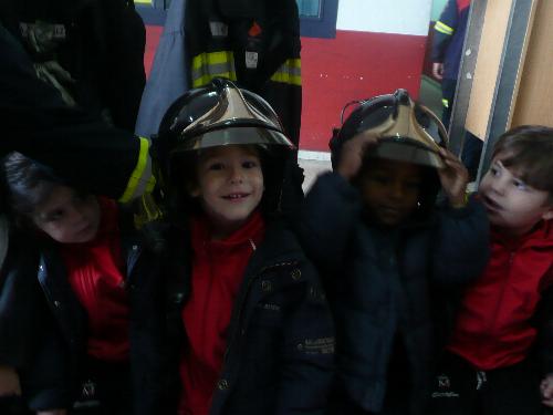 Con los Bomberos