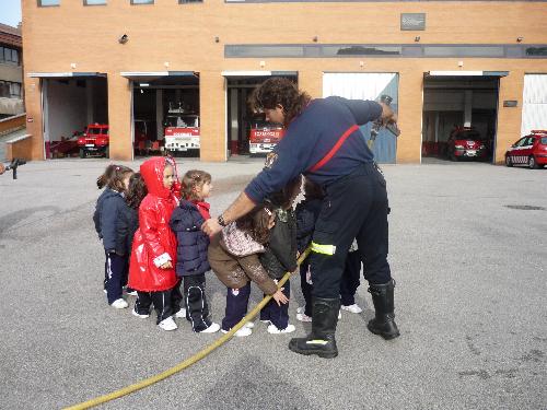 Con los Bomberos