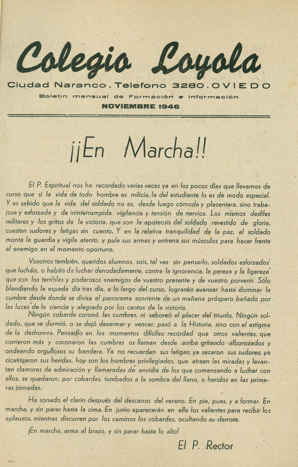 Bolet�n mensual 1946-47