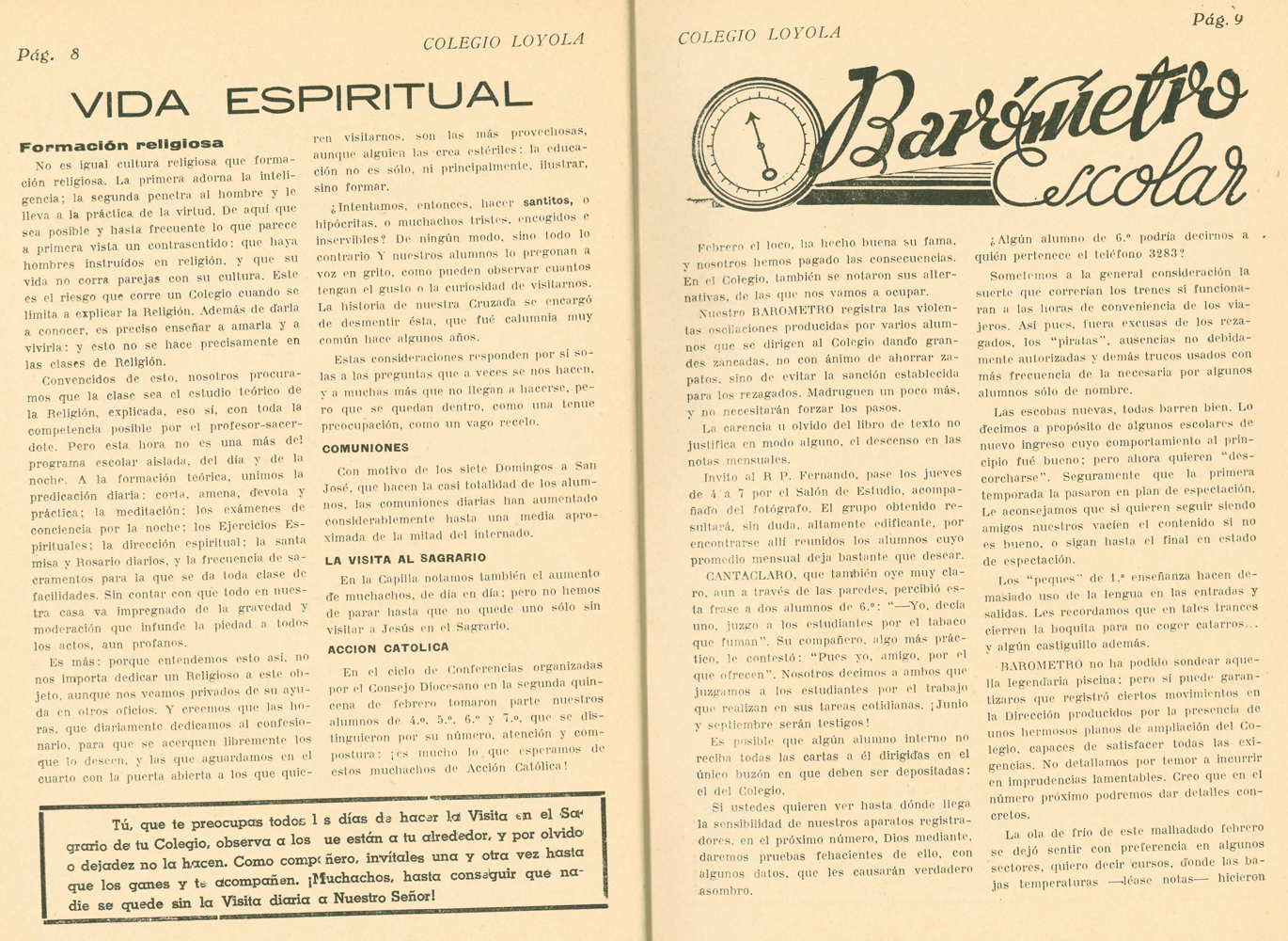 Bolet�n mensual 1946-47