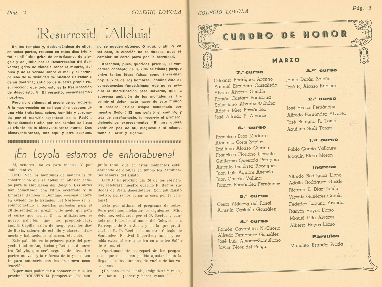 Bolet�n mensual 1946-47