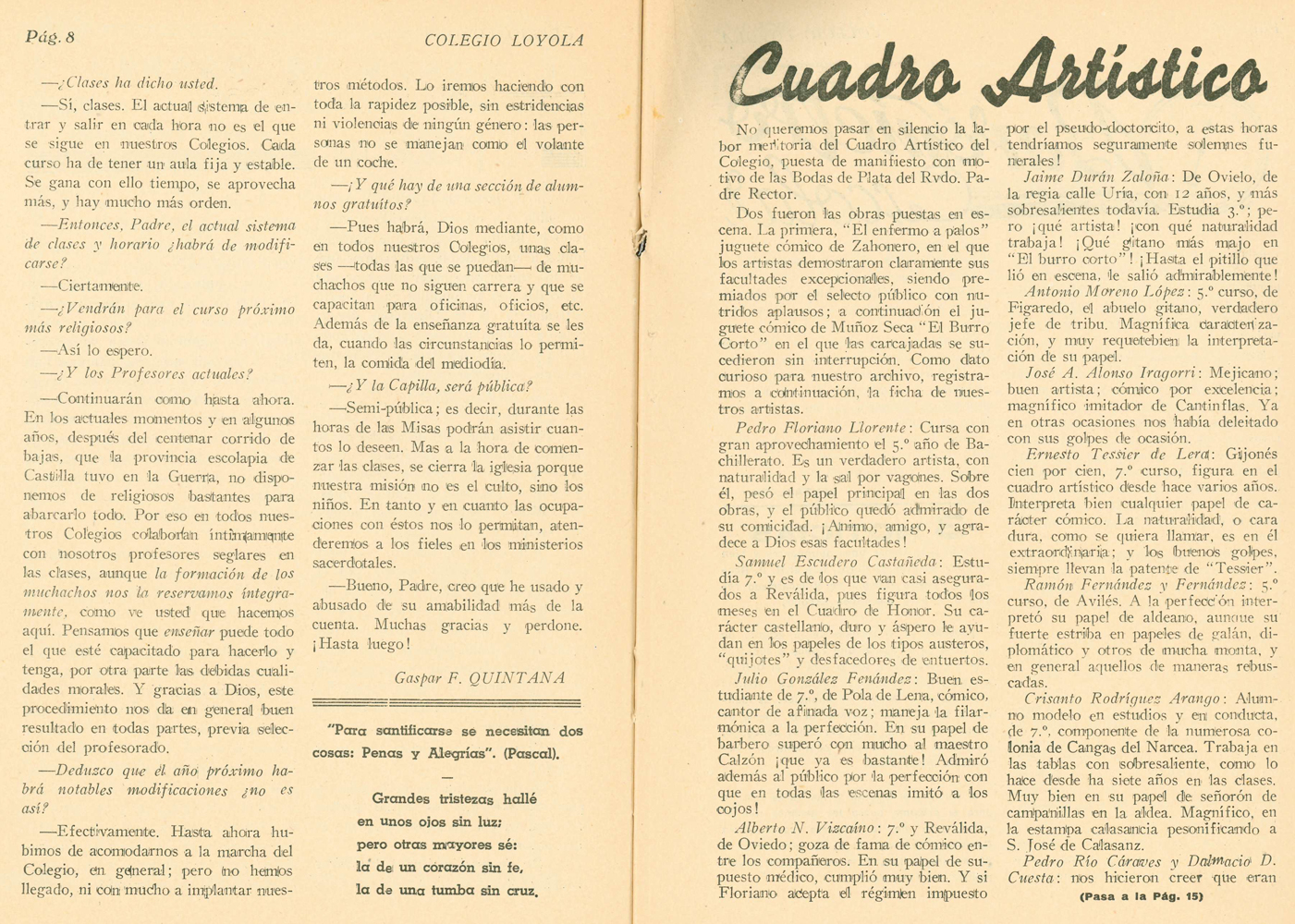 Bolet�n mensual 1946-47