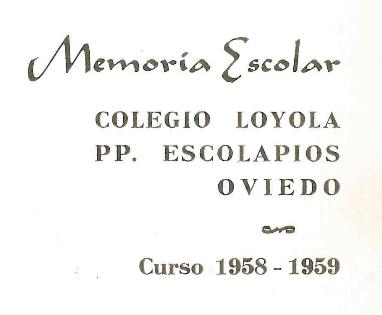 Memoria Escolar