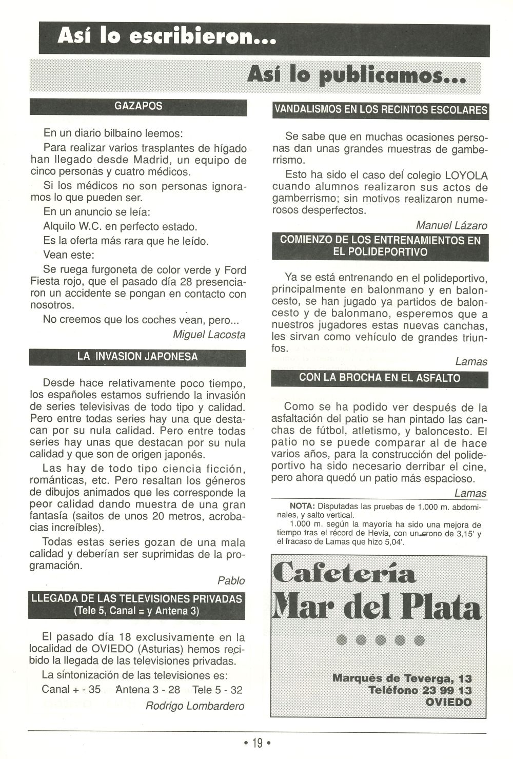 Revista Nuestra Prensa
