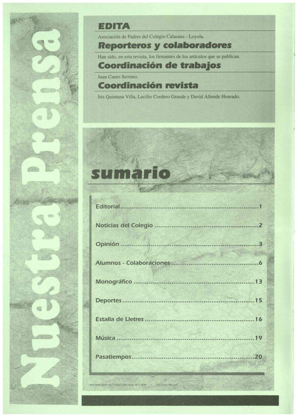 Revista Nuestra Prensa