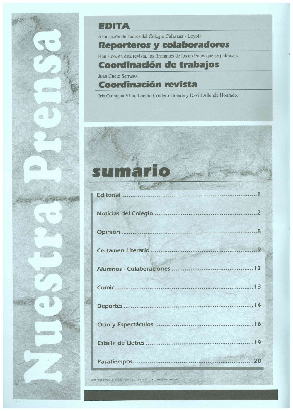 Revista Nuestra Prensa