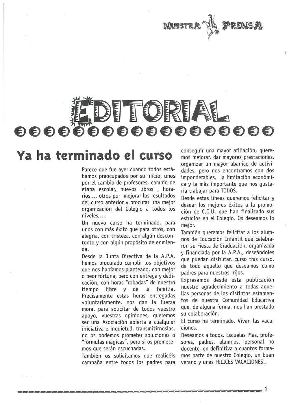 Revista Nuestra Prensa